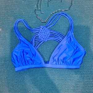 Royal blue bikini top